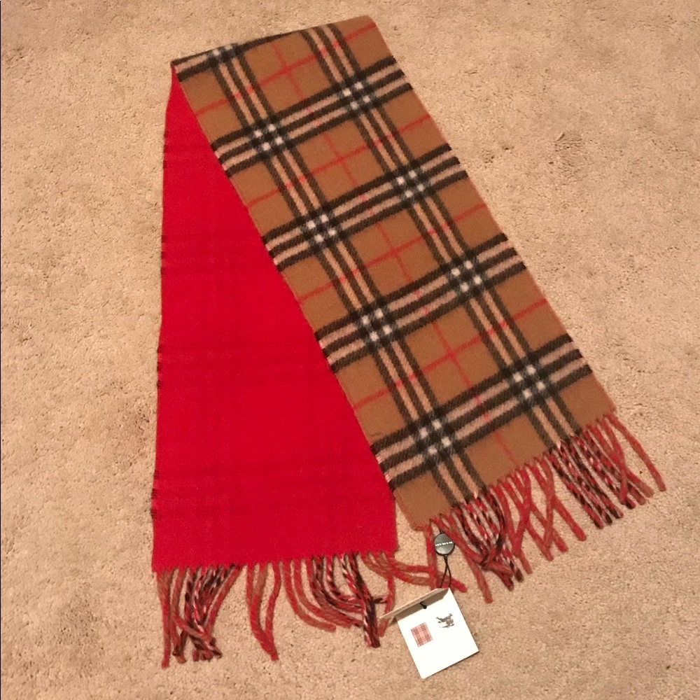 Burberry Classic Wool Reversible Child Scarf